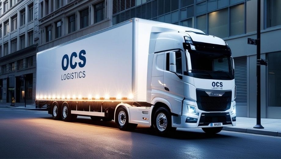 OCS Logistics logolu tır görseli